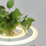 LED planter lamp with modern design – combines ambient lighting and a built-in planter for stylish indoor greenery.