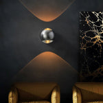 Luna Dual Beam Wall Sconce - modern luxury wall lighting with dual light beams, sleek design, and ambient glow for elegant and contemporary interiors