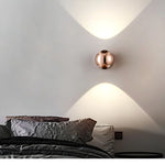 Luna Dual Beam Wall Sconce - modern luxury wall lighting with dual light beams, sleek design, and ambient glow for elegant and contemporary interiors