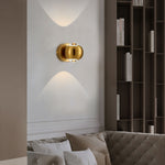 Luna Dual Beam Wall Sconce - modern luxury wall lighting with dual light beams, sleek design, and ambient glow for elegant and contemporary interiors