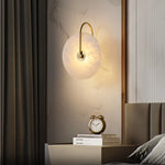 Marmor Modern Marble Wall Sconce - luxury wall lighting with a natural marble finish, warm ambient glow, and modern design for elegant interiors.