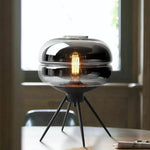 Nocta Modern Glass Table Lamp - Frosted Glass Design with Soft Warm Glow for Bedrooms, Living Rooms, and Offices