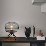 Nocta Modern Glass Table Lamp - Frosted Glass Design with Soft Warm Glow for Bedrooms, Living Rooms, and Offices