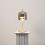Solix Modern Glass Table Lamp - Sleek Contemporary Lamp with Frosted Glass Design for Bedrooms, Living Rooms, and Offices