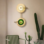 Solring Modern Disc Wall Sconce - Minimalist Wall Light with Circular Design for Hallways, Bedrooms, and Living Rooms