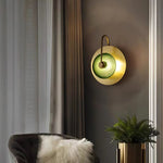 Solring Modern Disc Wall Sconce - Minimalist Wall Light with Circular Design for Hallways, Bedrooms, and Living Rooms