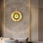 Solring Modern Disc Wall Sconce - Minimalist Wall Light with Circular Design for Hallways, Bedrooms, and Living Rooms