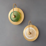 Solring Modern Disc Wall Sconce - Minimalist Wall Light with Circular Design for Hallways, Bedrooms, and Living Rooms