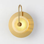 Solring Modern Disc Wall Sconce - Minimalist Wall Light with Circular Design for Hallways, Bedrooms, and Living Rooms