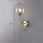 Stella Modern Glass Wall Sconce - Elegant Glass Wall Light with Minimalist Design for Hallways, Bedrooms, and Living Spaces