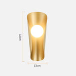 Vega Modern Wall Sconce - Sleek and Contemporary Wall Light with Minimalist Design for Hallways, Bedrooms, and Living Spaces