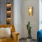 Vega Modern Wall Sconce - Sleek and Contemporary Wall Light with Minimalist Design for Hallways, Bedrooms, and Living Spaces